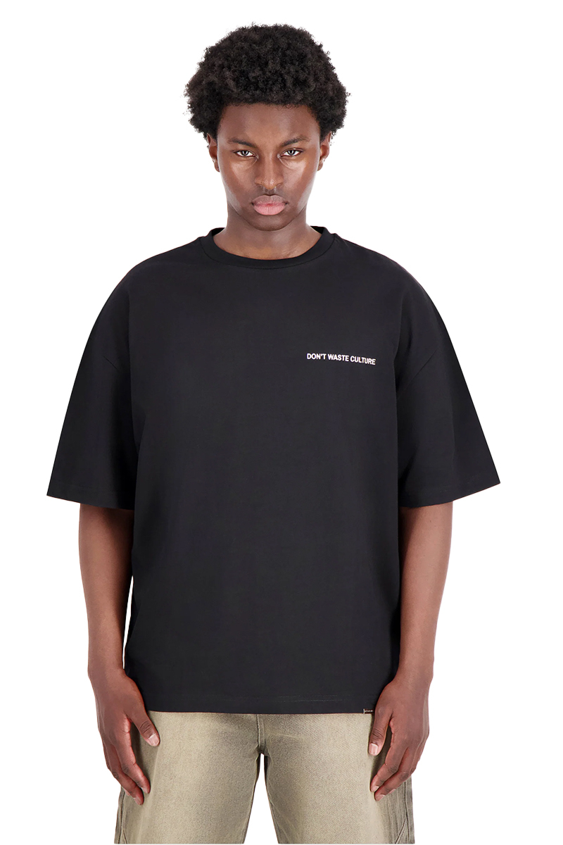 Don't Waste Culture T-shirt Zalira Zwart