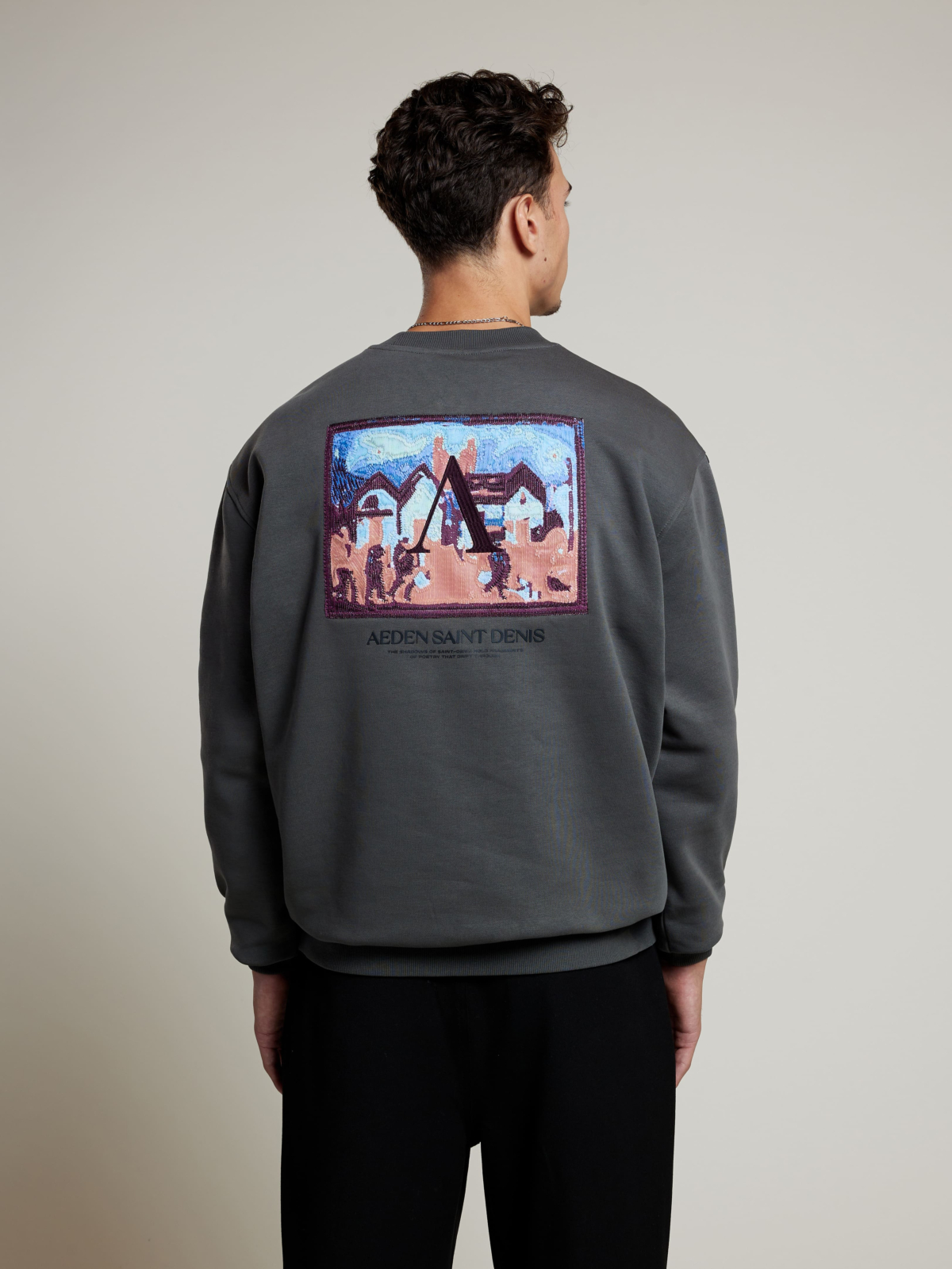 Aeden Sweater Maxence Sweatshirt D-grijs