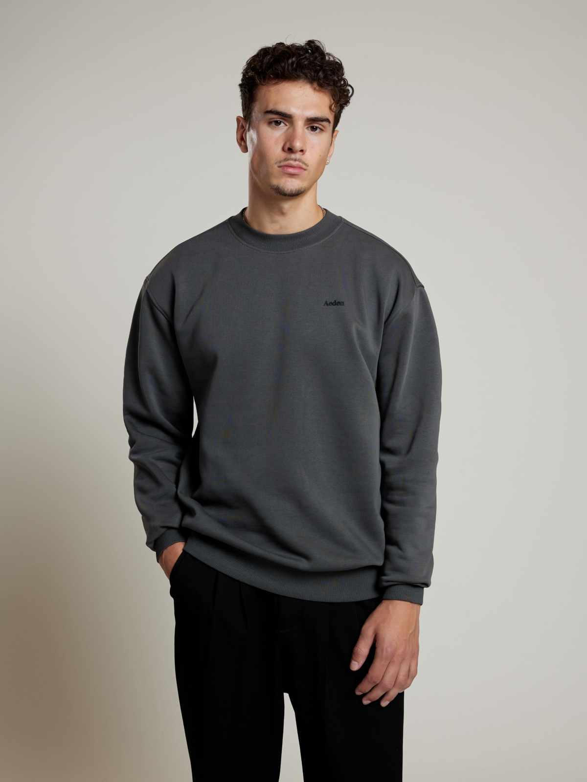 Aeden Sweater Maxence Sweatshirt D-grijs