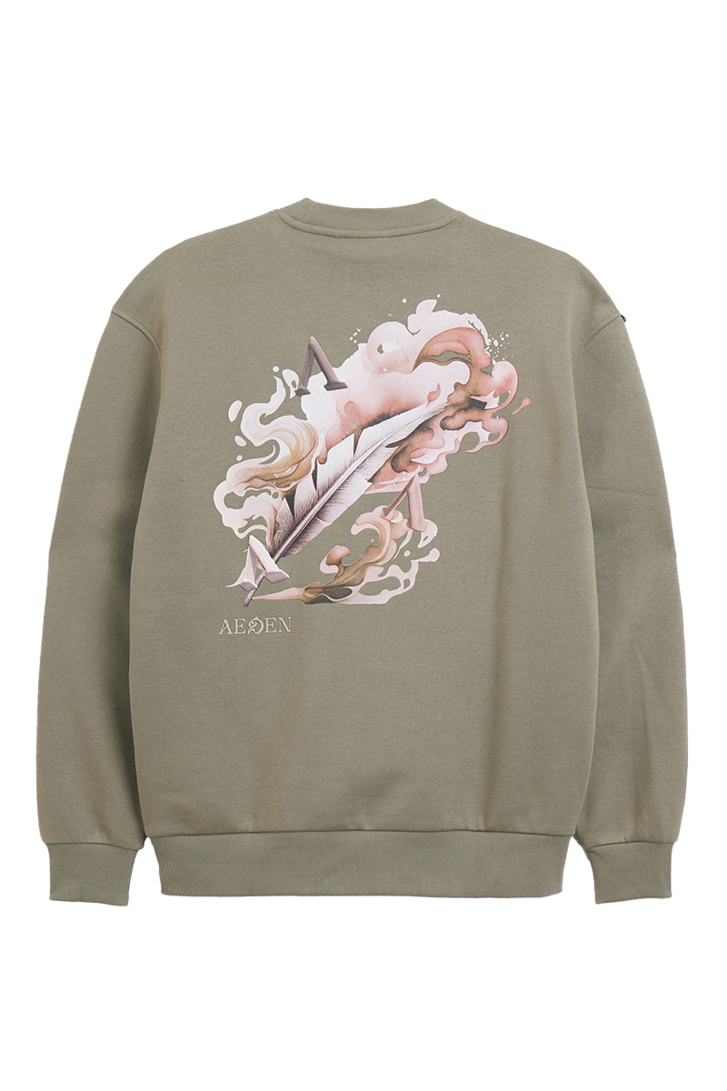 Aeden Sweater Maelo Sweatshirt Groen