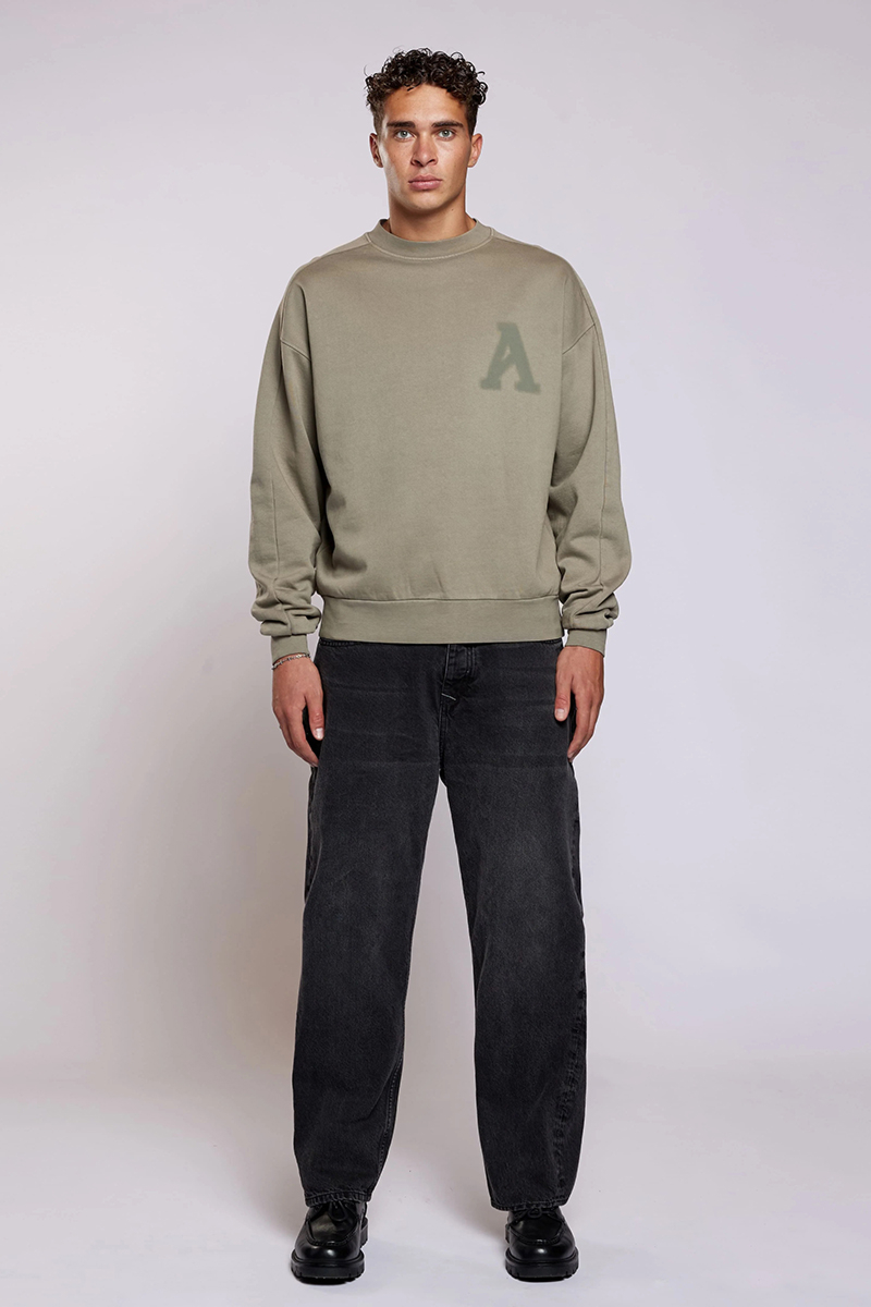 Aeden Sweater Worthy Sweater D-groen