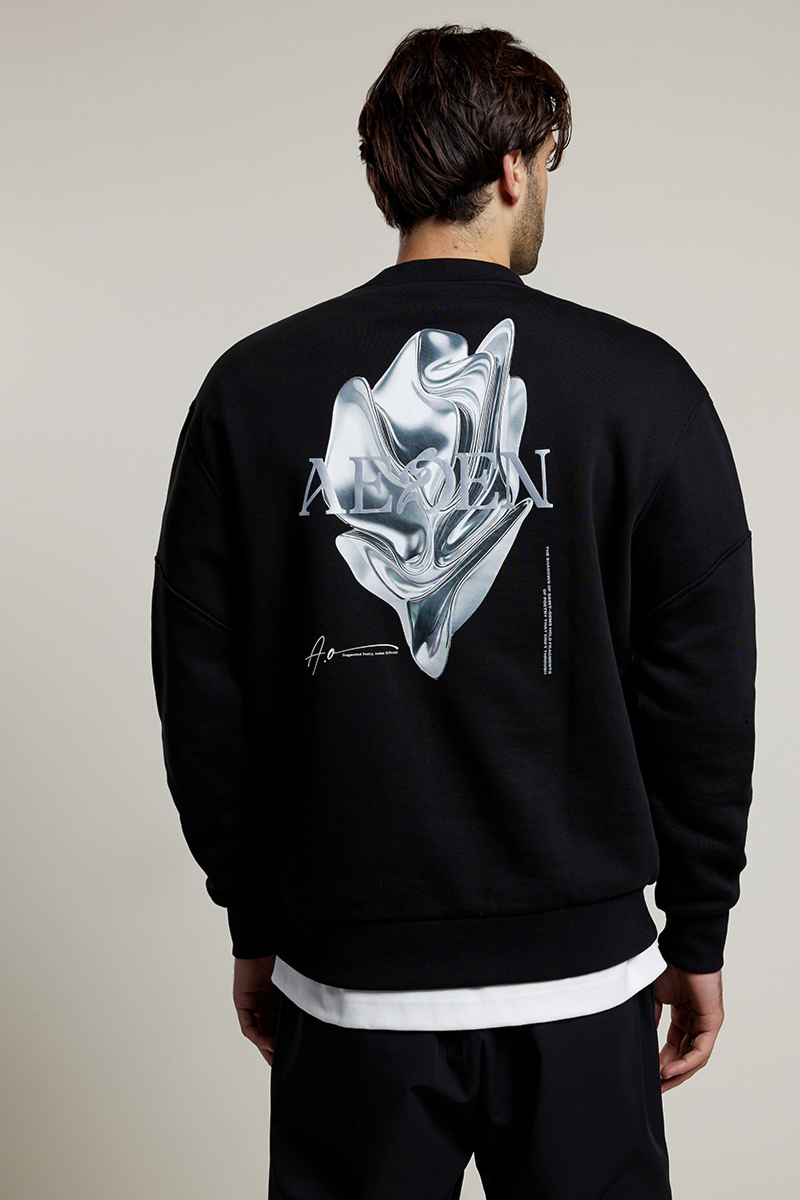 Aeden Sweater Moshin Sweater Zwart