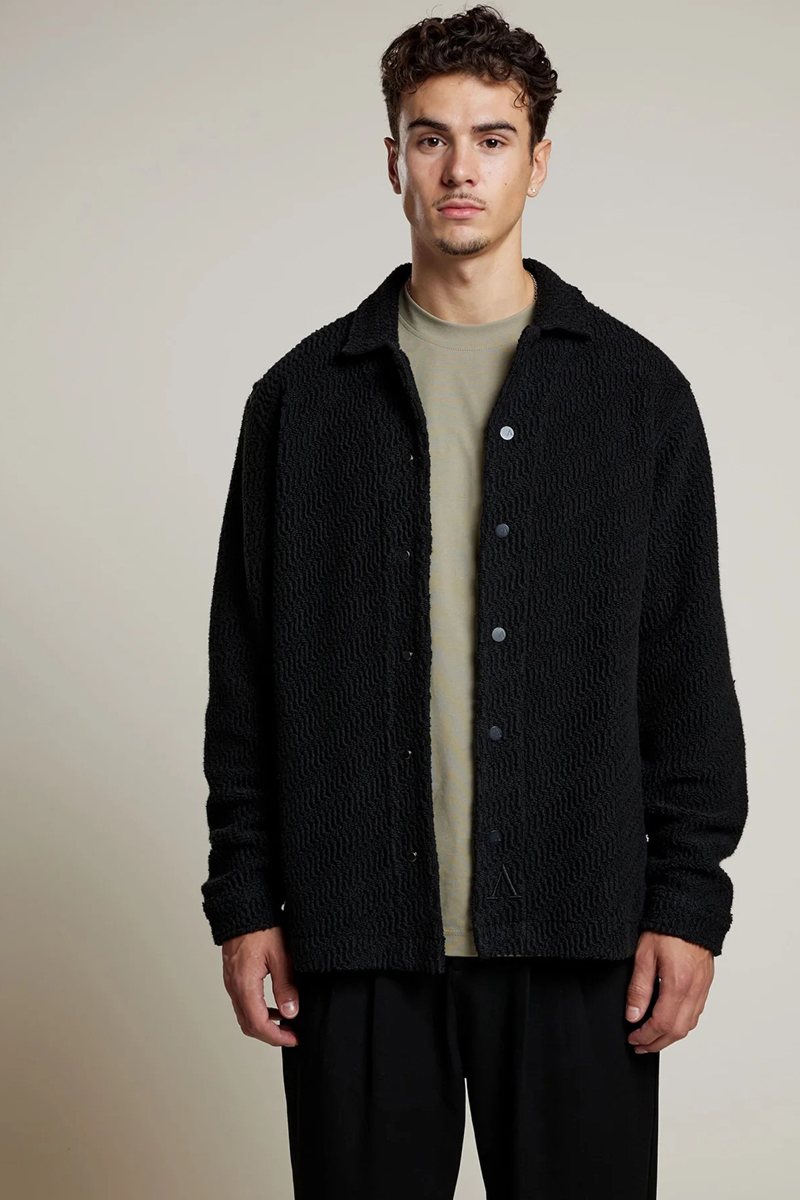 Aeden Shirt Douglas Shirt Zwart