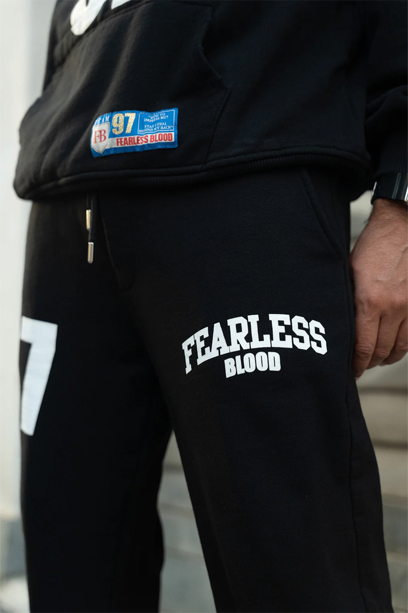 Fearless Blood Jogging Broek Savage Pant Zwart
