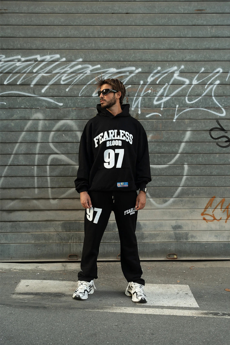 Fearless Blood Jogging Broek Savage Pant Zwart