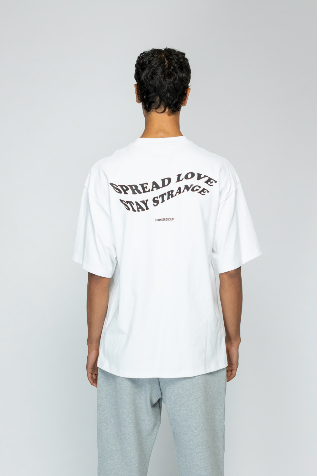 Stranger Society T-shirt Wave T-shirt Wit