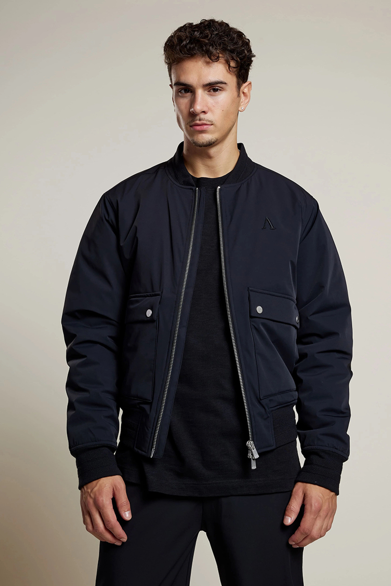 Aeden Jas Darnel Bomber Jacket Zwart