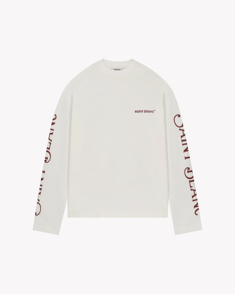 Saint Blanc T-shirt Whisper Long Shirt Wit