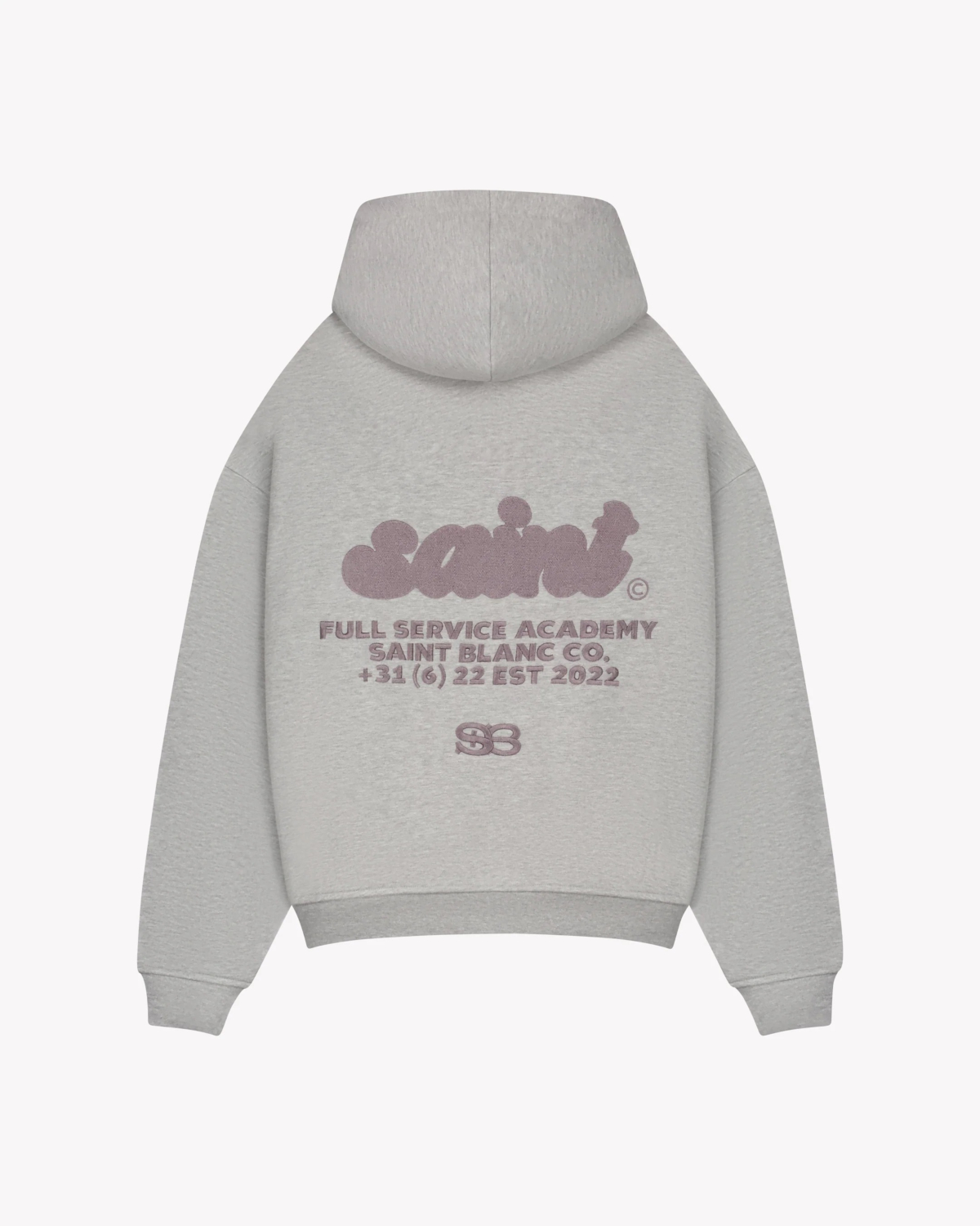 Saint Blanc Sweater Full Service Hoodie Grijs