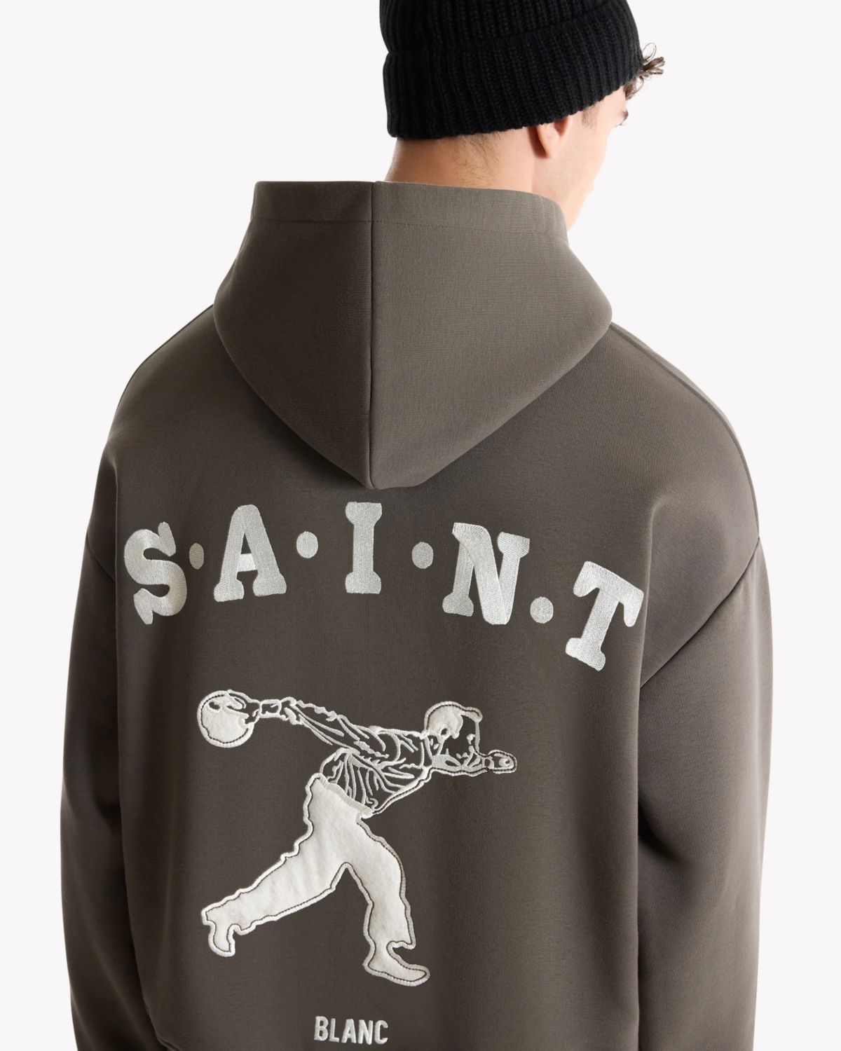Saint Blanc Sweater Gutter Hoodie Bruin