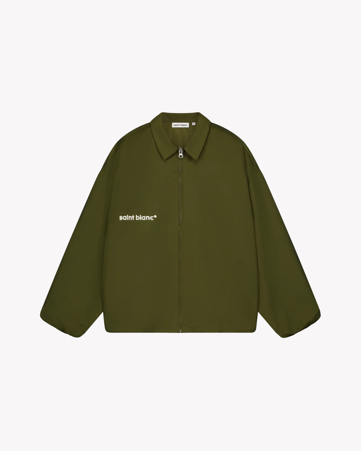 Saint Blanc Jas Interlock Coach Jacket Groen