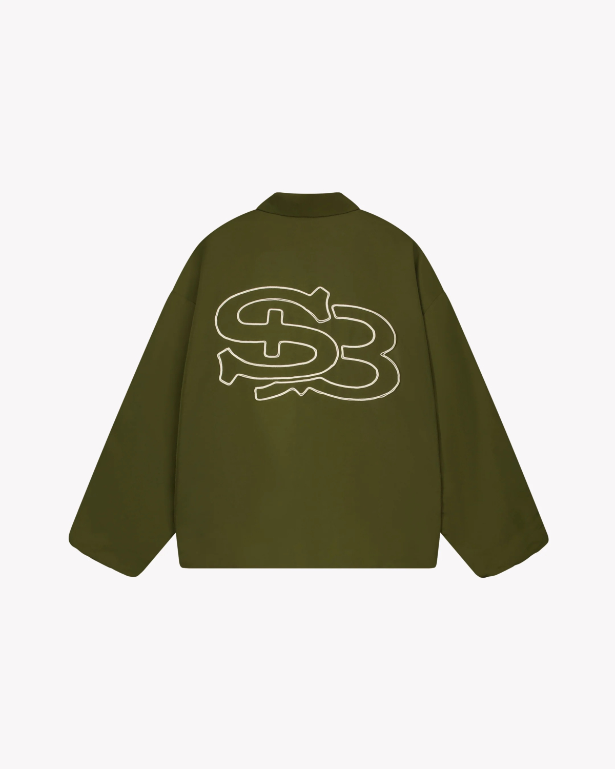 Saint Blanc Jas Interlock Coach Jacket Groen