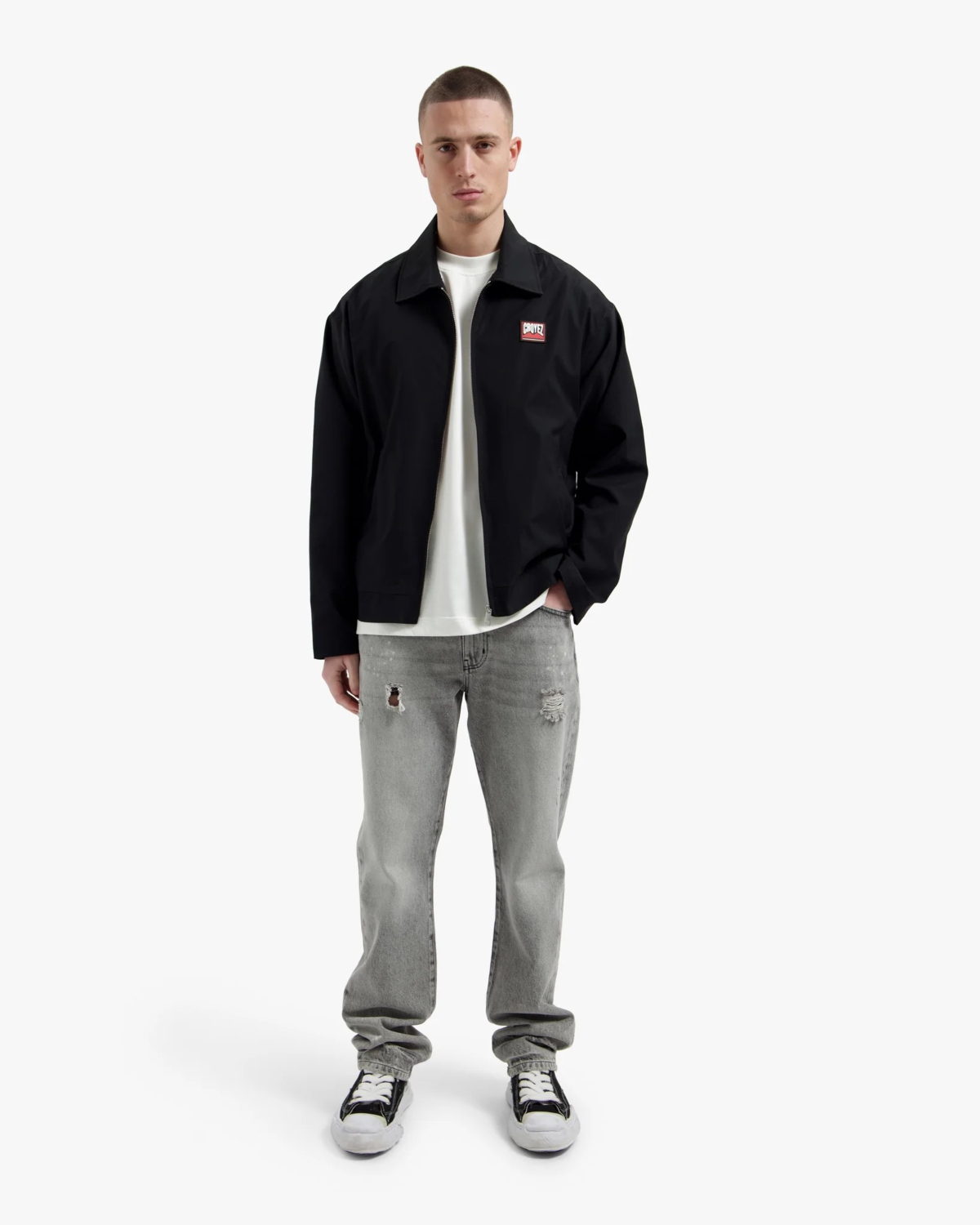 Croyez T-shirt Patch Jacket Zwart