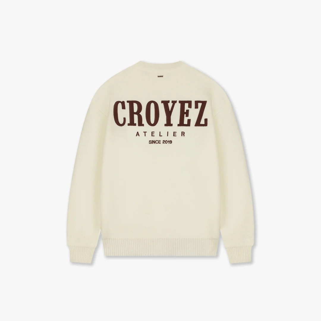 Croyez Trui Gallery Knit Sweater Wit