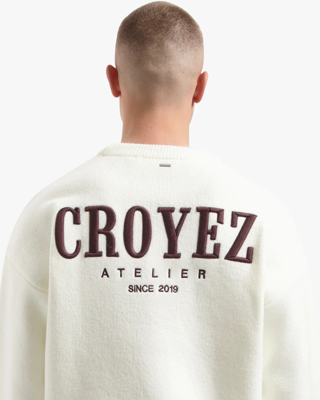 Croyez Trui Gallery Knit Sweater Wit