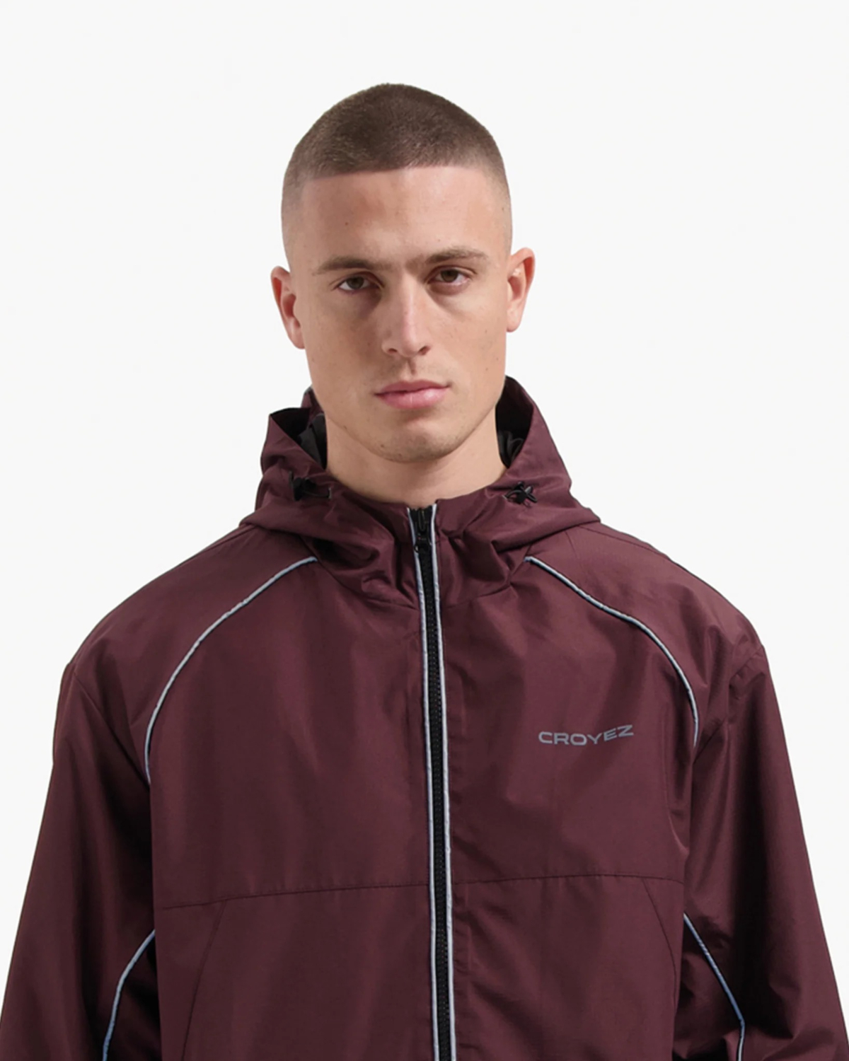 Croyez Jas Croyez Parachute Ripstop Jacket Bordeaux