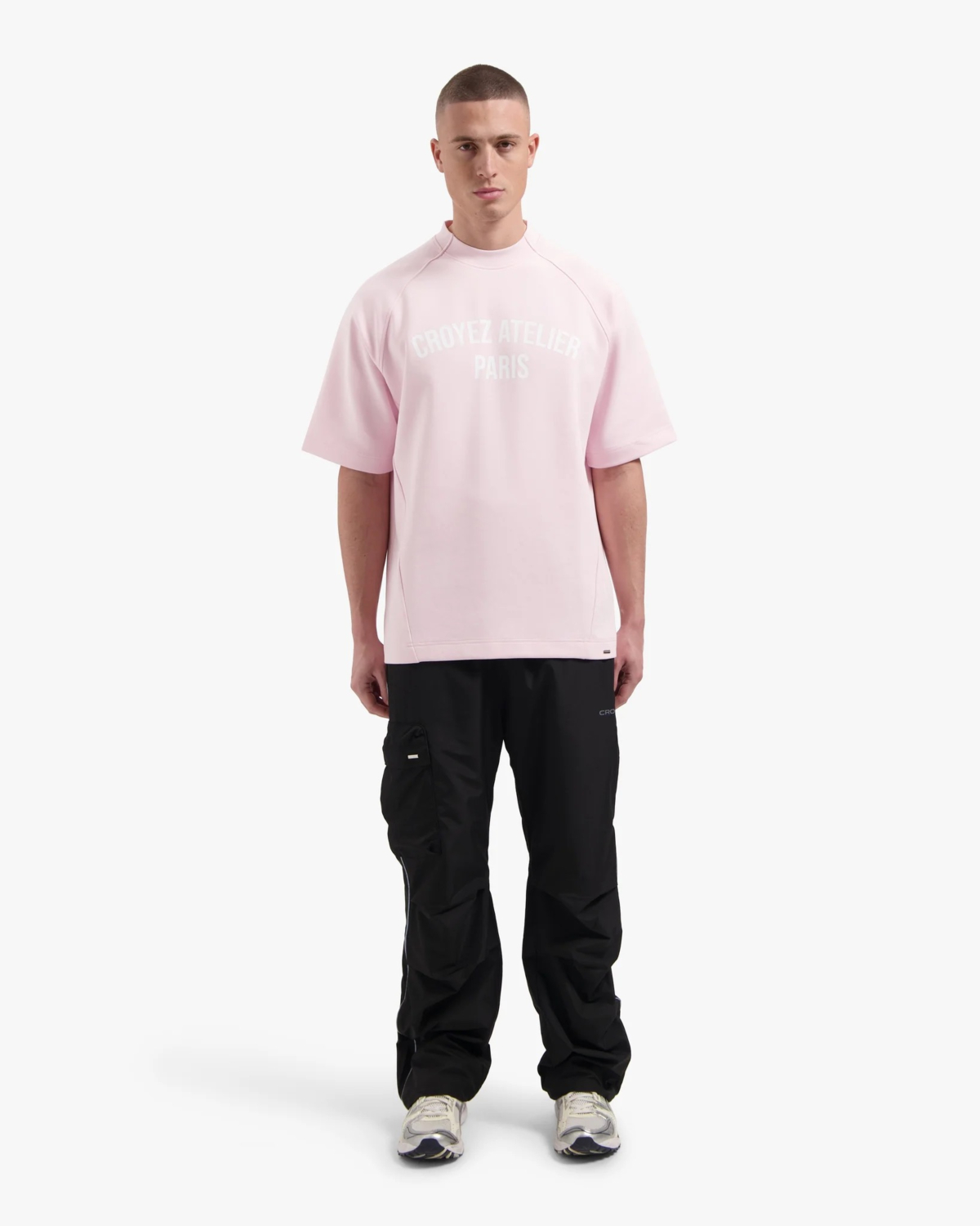 Croyez T-shirt Croyez Raglan T-shirt Roze
