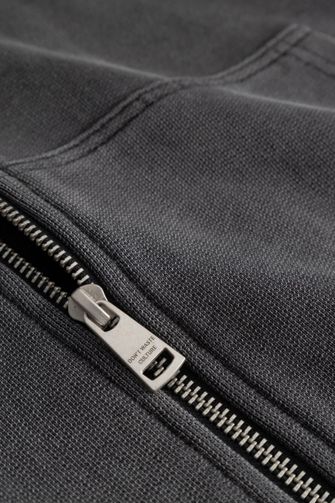 Dont Waste Culture Sweater Wesandra Zip Hoodie D-grijs