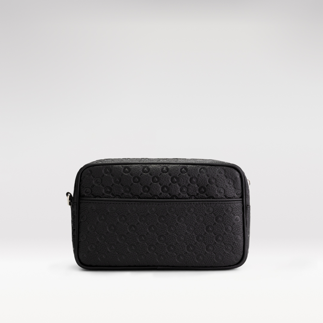 Confirm Tas Clutch Patterned Monaco Zwart