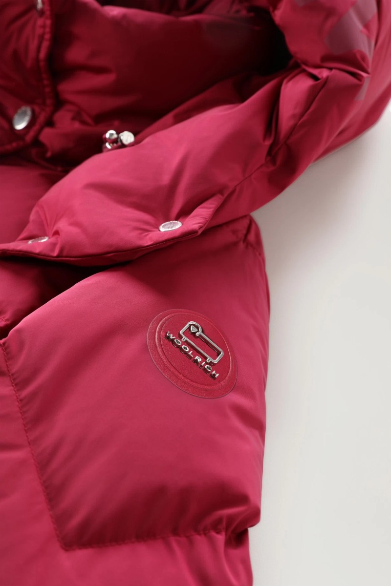 Woolrich Jas Aurora Long Parka Bordeaux
