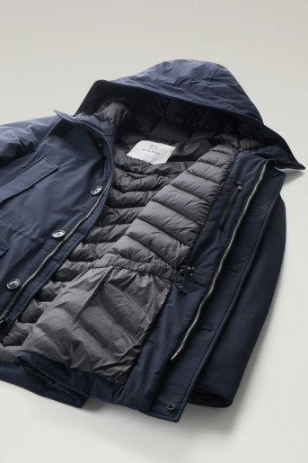 Woolrich Jas Arctic Stretch Down Parka D-blauw