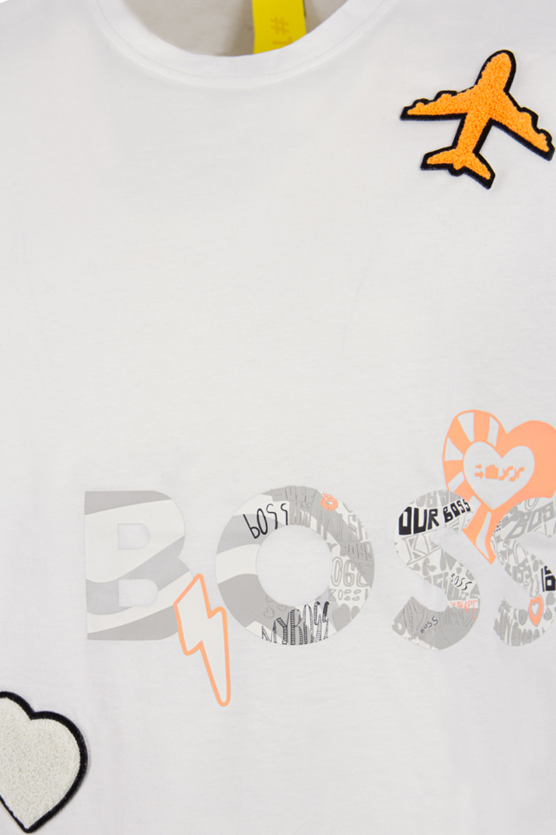 Hugo Boss T-shirt 50477600 Tee Lotu Wit