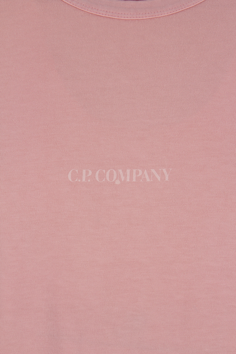 Cp Company T-shirt 14cmts142a-00543r Oud-roze