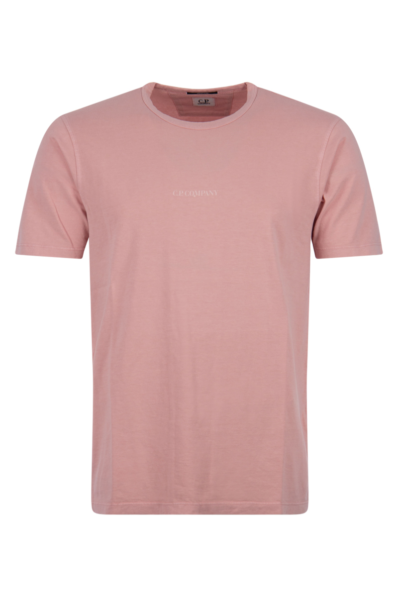 Cp Company T-shirt 14cmts142a-00543r Oud-roze