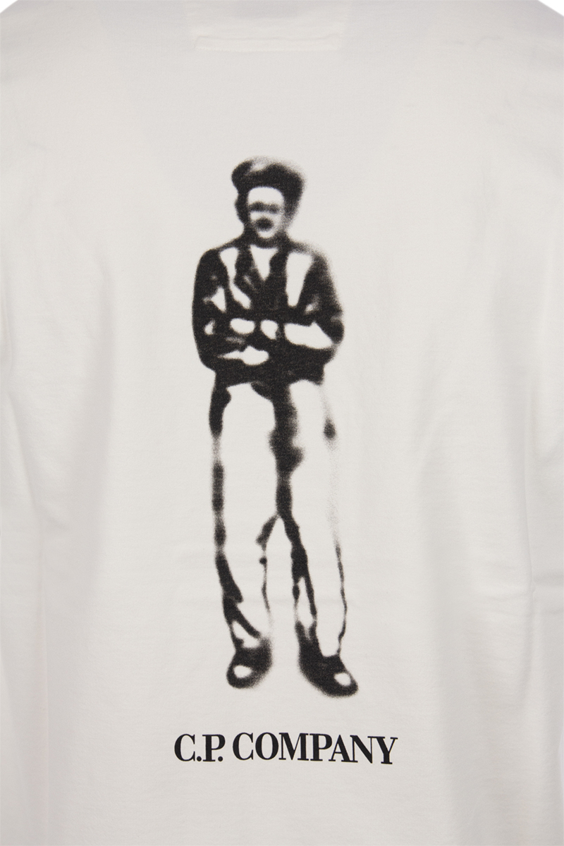 Cp Company T-shirt 14cmts155a Off White