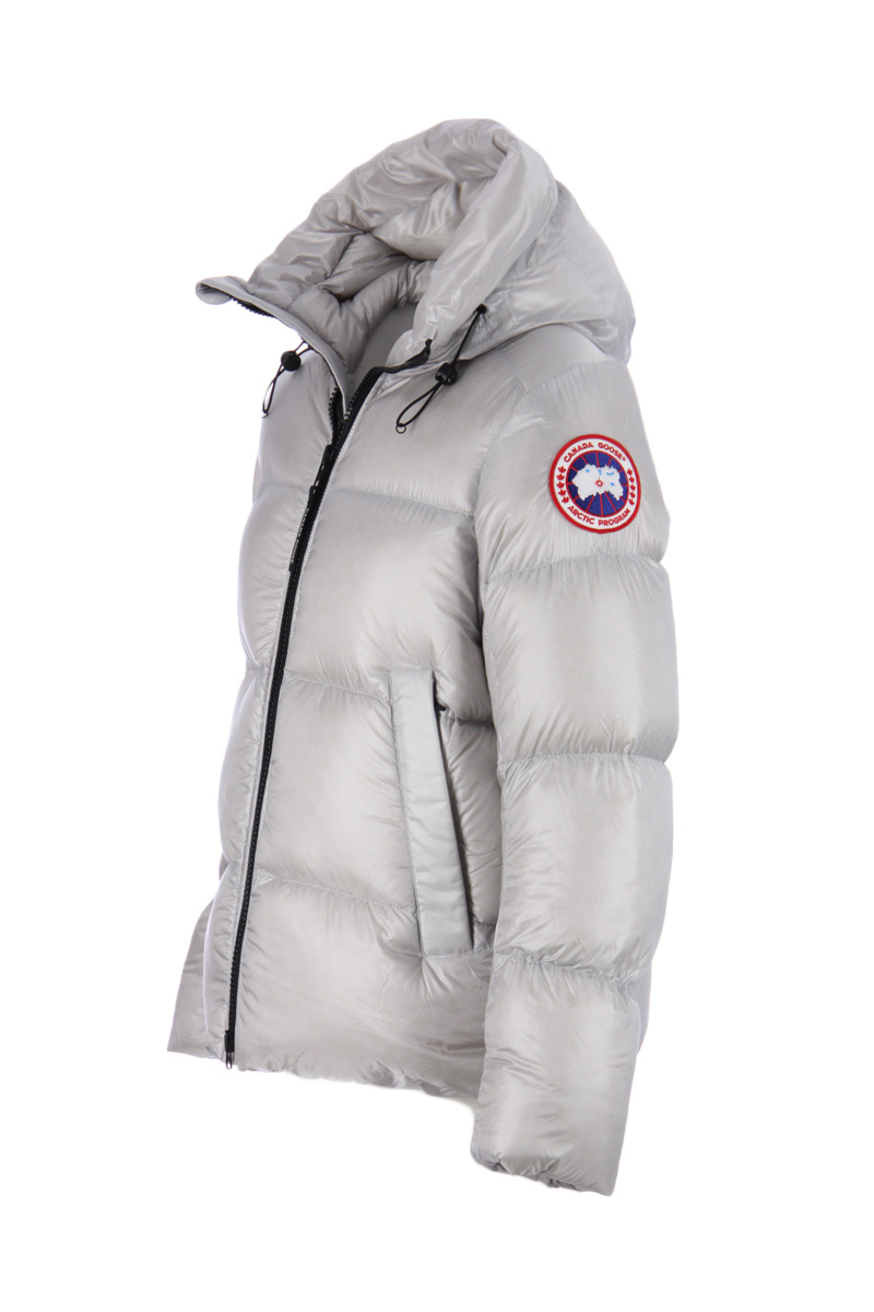 Hoofdkwartier Voorbeeld Kiwi Canada Goose Crofton Puffer Jacket Silver