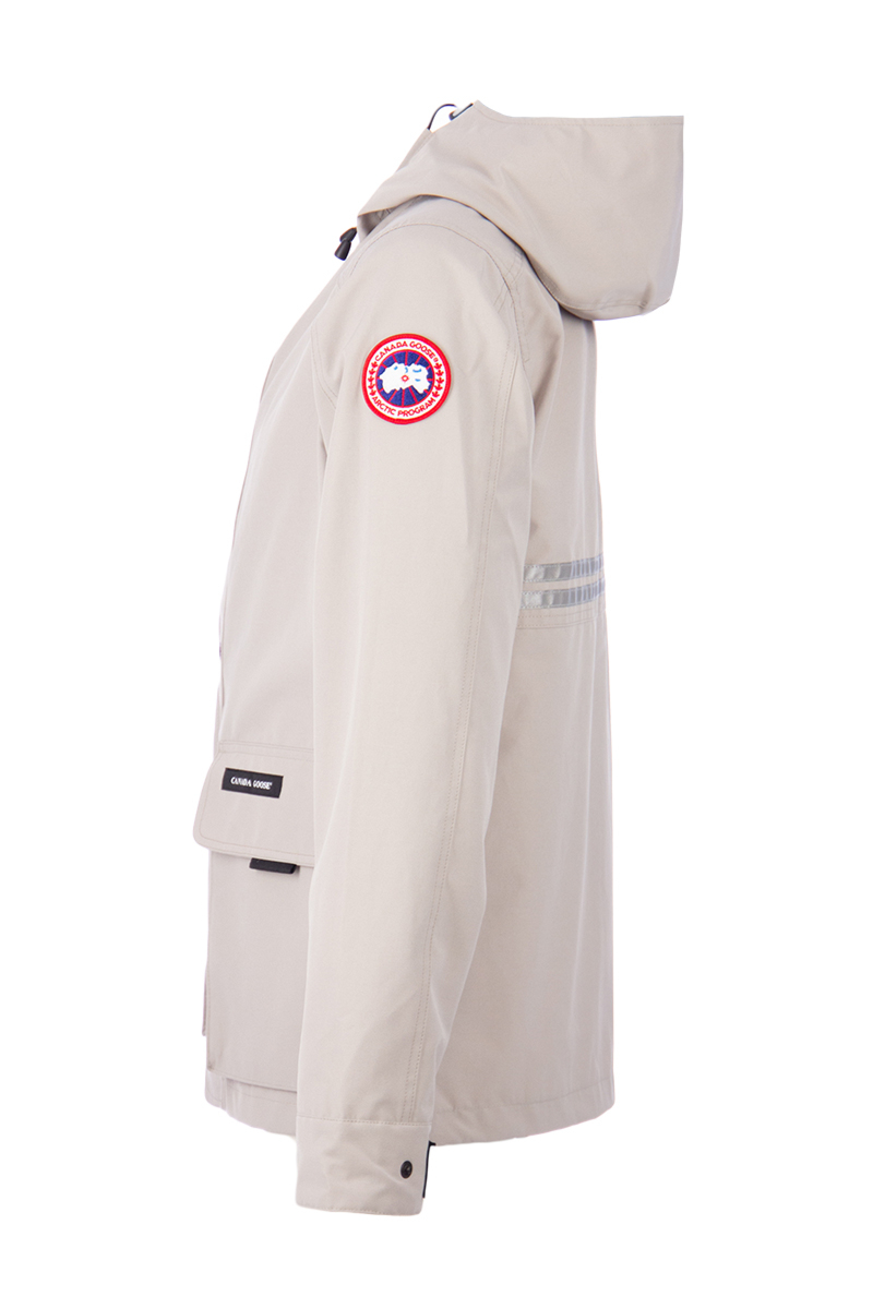 vals Gemengd zonnebloem Canada Goose Lockeport Jacket Grijs Limestone