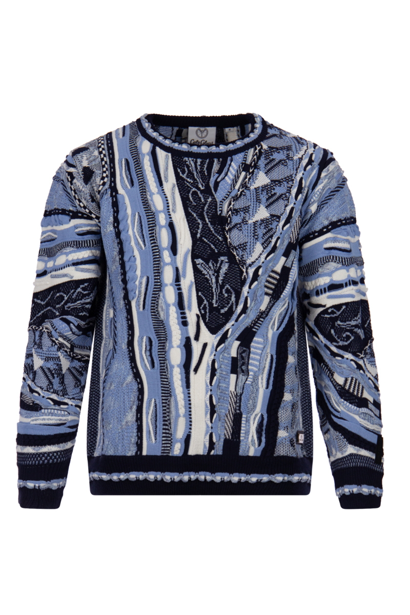 Carlo Colucci Trui C11702 Blauw
