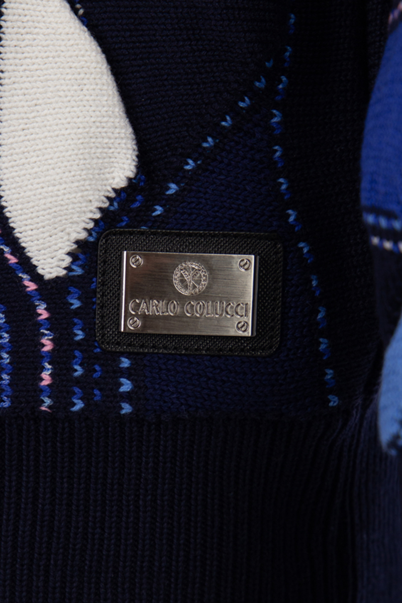 Carlo Colucci Trui C11704 Blauw