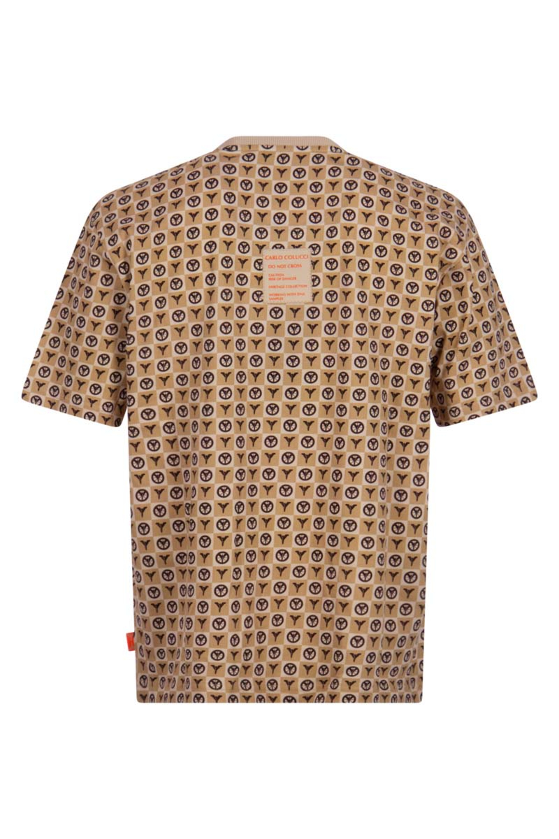 Carlo Colucci T-shirt C3099 Beige