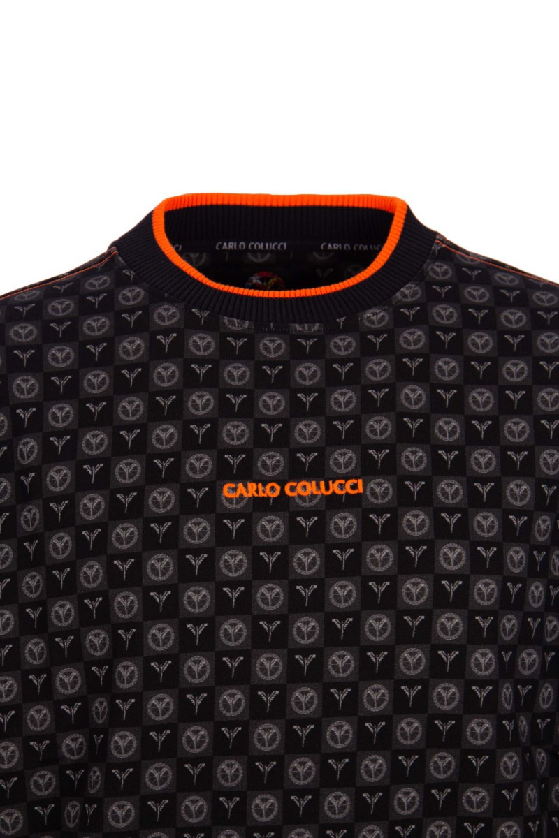 Carlo Colucci Sweater C4633 Zwart