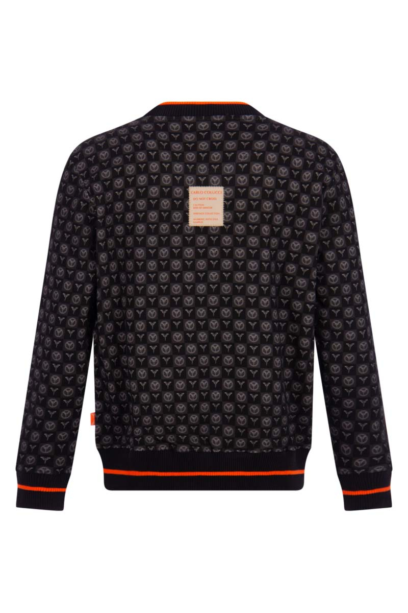 Carlo Colucci Sweater C4633 Zwart