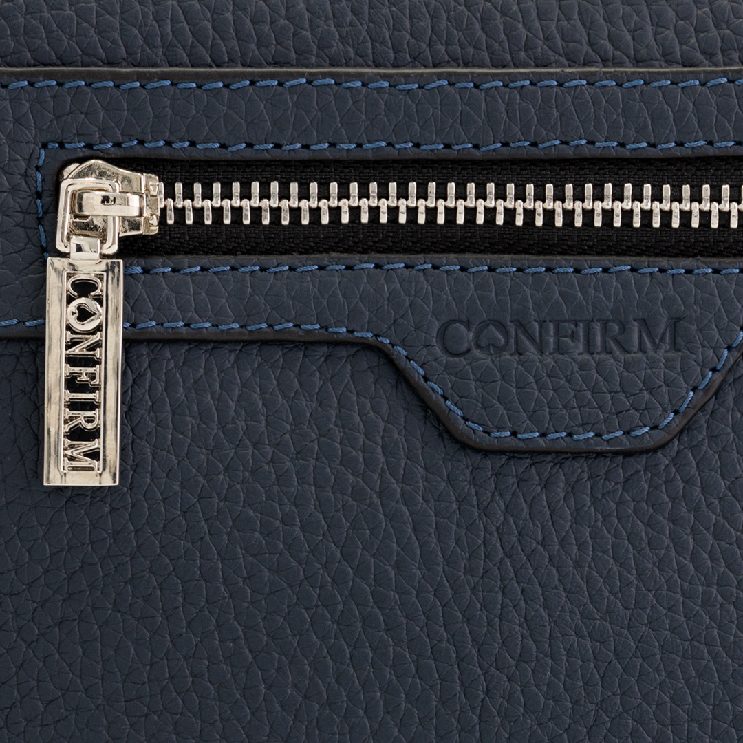 Confirm Tas Clutch Patterned Monaco Blauw