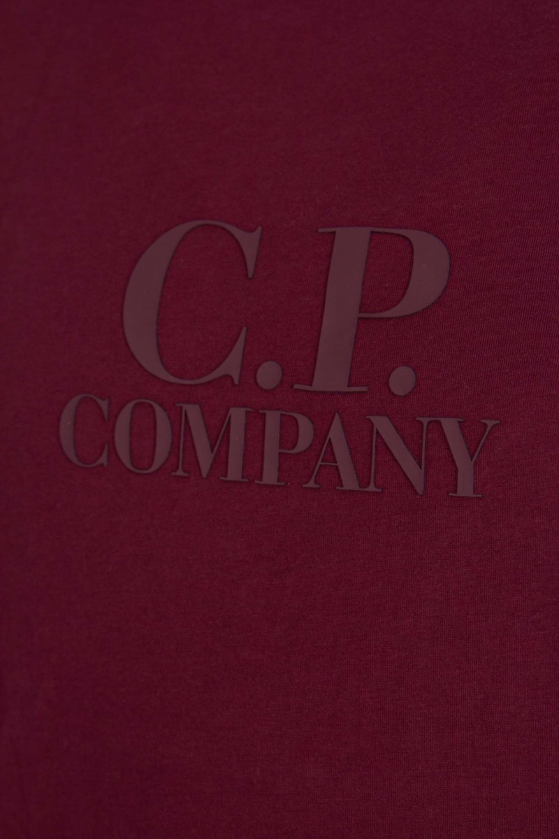 Cp Company T-shirt 13cmts119a Bordeaux
