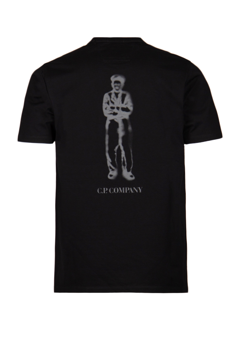 Cp Company T-shirt 12cmts198a Zwart