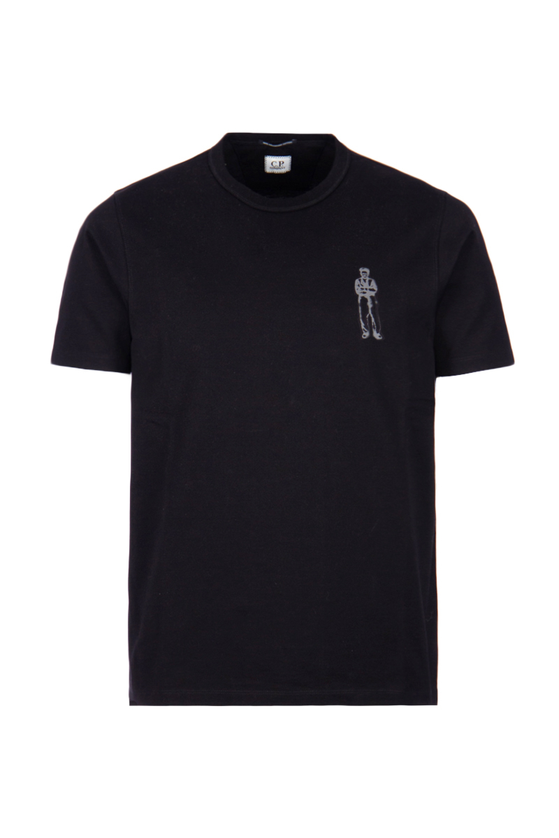 Cp Company T-shirt 12cmts198a Zwart