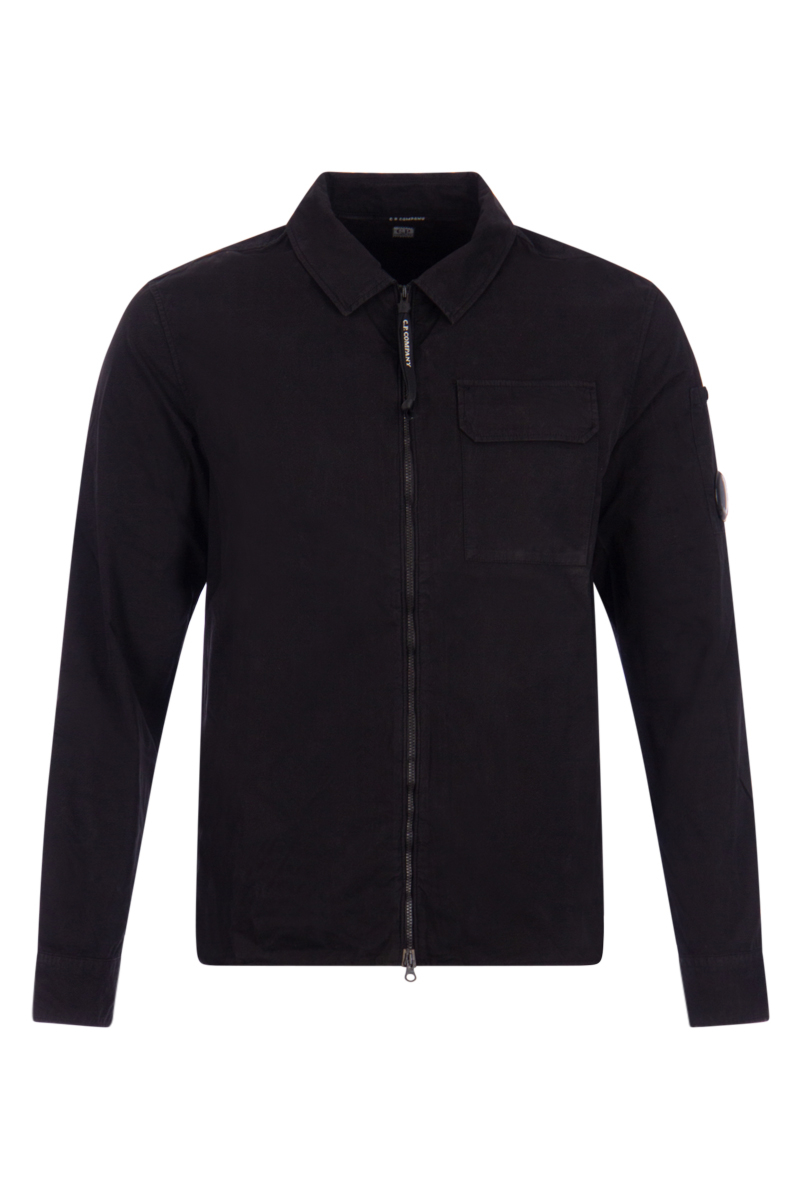 Cp Company Shirt 13cmsh158a Zwart