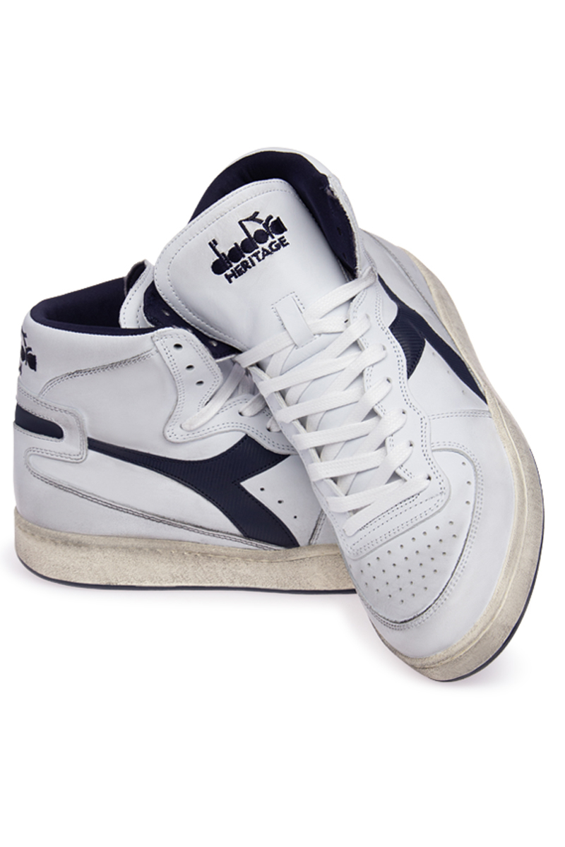 Diadora Schoenen Mi Basket Used Blauw