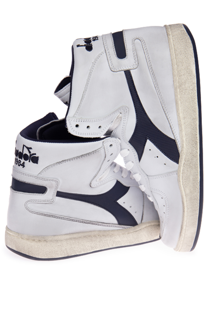 Diadora Schoenen Mi Basket Used Blauw