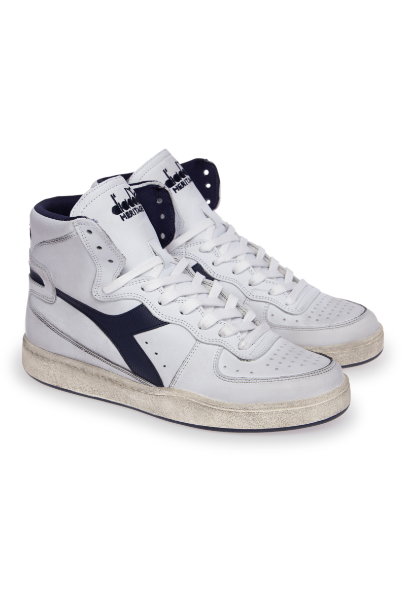 Diadora Schoenen Mi Basket Used Blauw