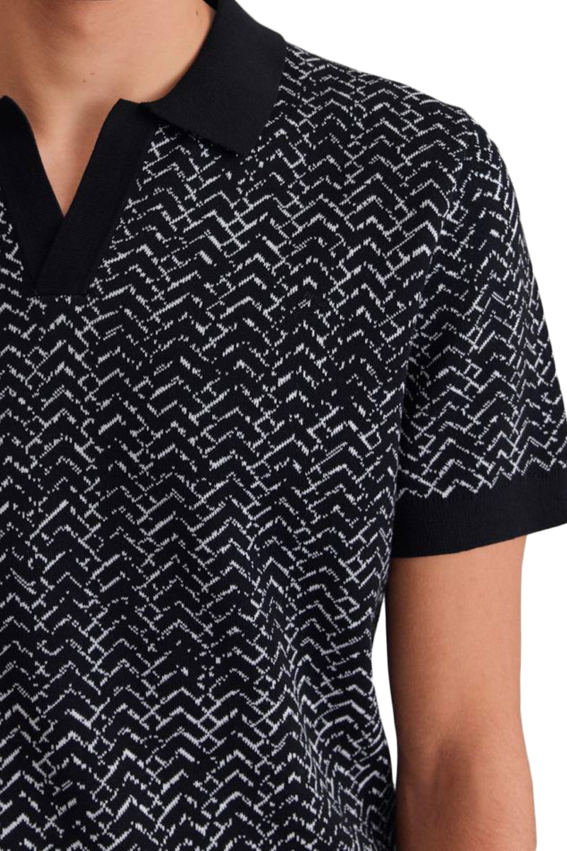 Drykorn Polo Braian 425071 Zwart
