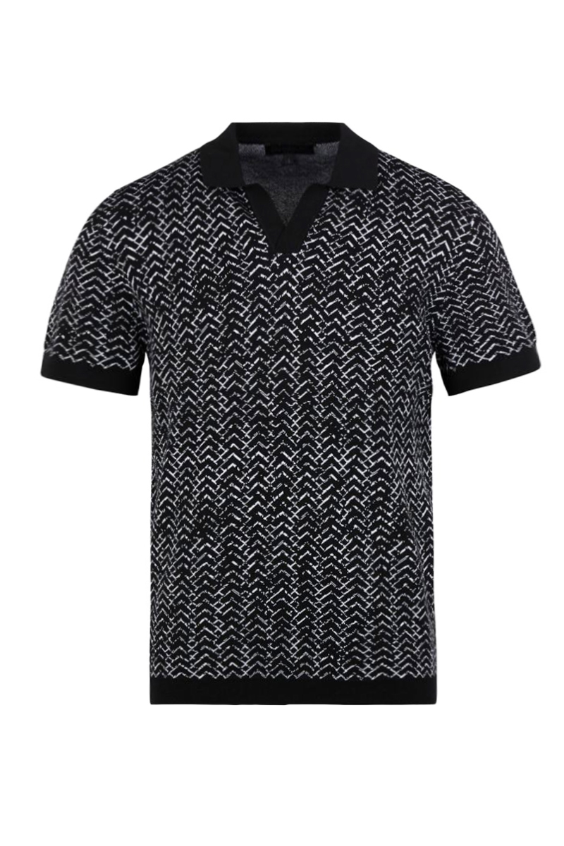 Drykorn Polo Braian 425071 Zwart