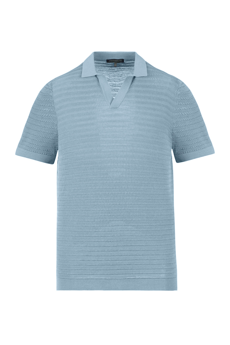 Drykorn Polo Braian 425052 L-blauw