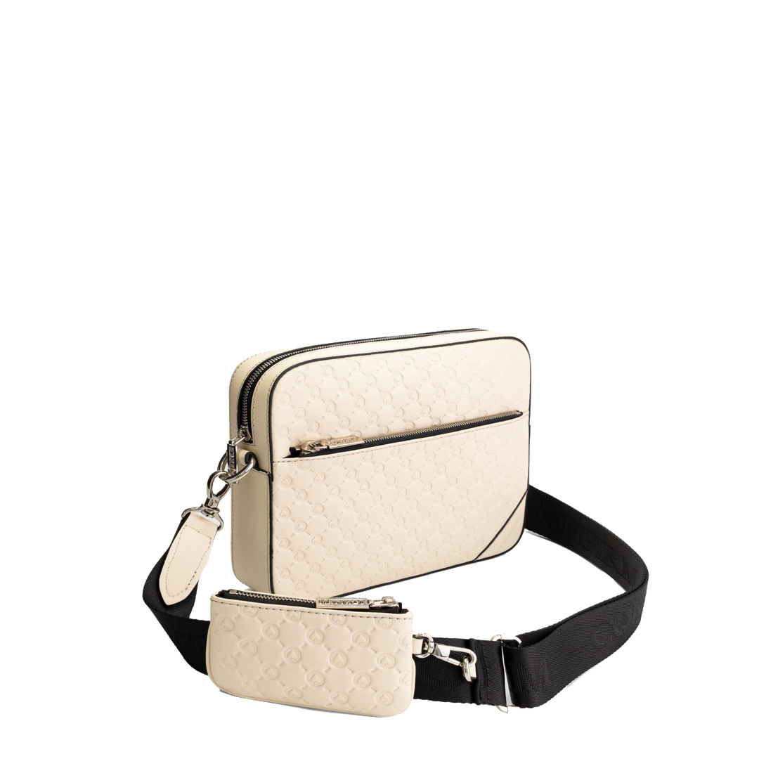 Confirm Tas Duo Bag Patterned M Off White