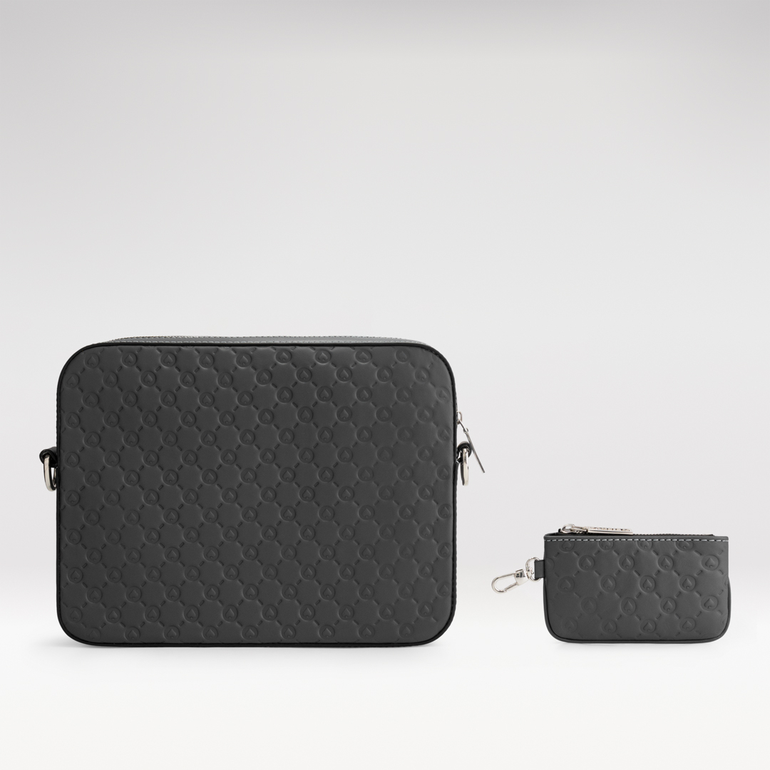 Confirm Tas Duo Bag Patterned M D-grijs