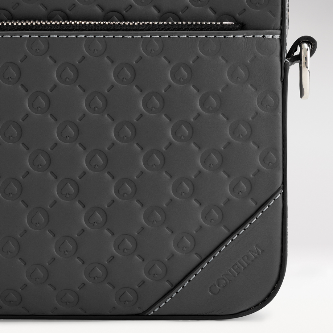 Confirm Tas Duo Bag Patterned M D-grijs
